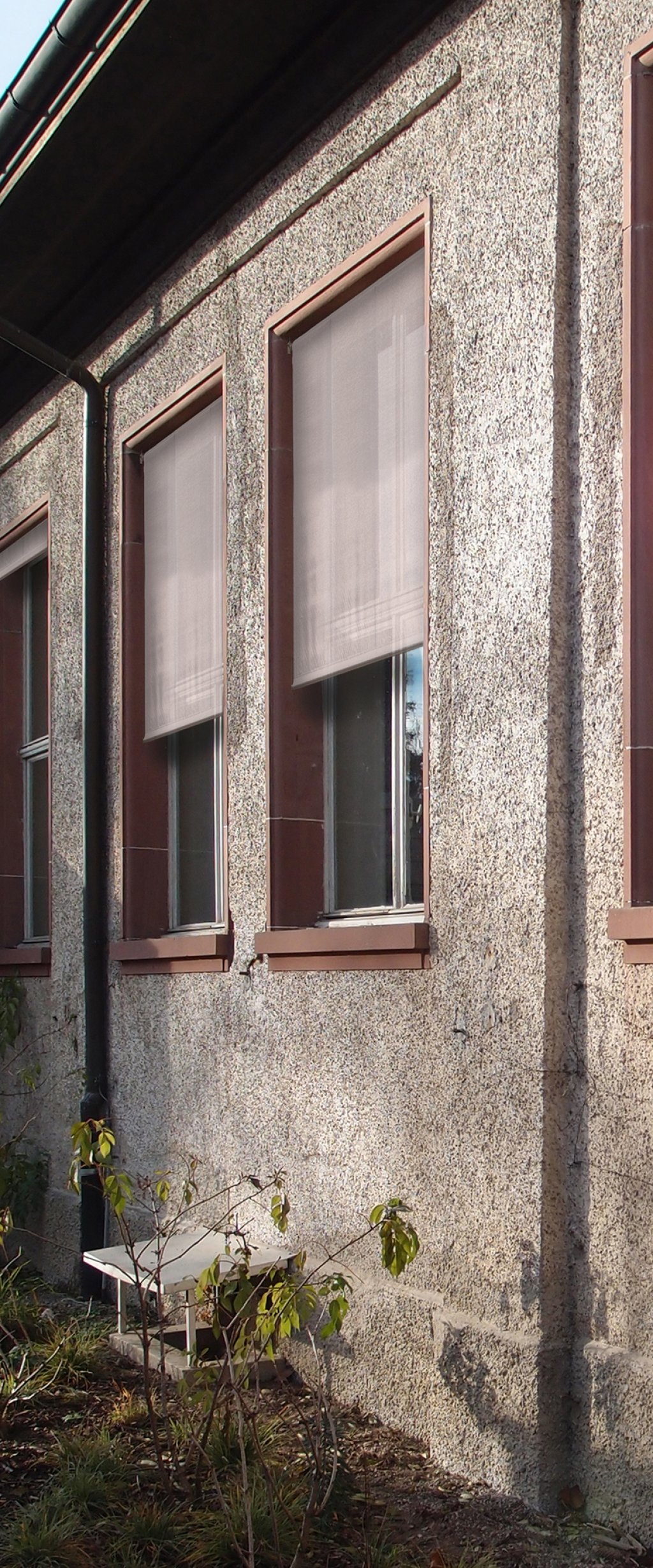 Hilbert Architektur Turnhalle Burgstrasse Sanierung, Fotomontage Daan Koch