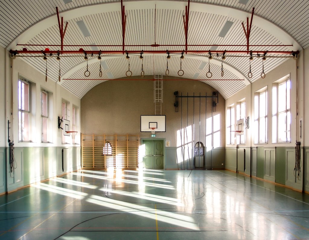 Hilbert Architektur Turnhalle Burgstrasse Sanierung, Foto Daan Koch