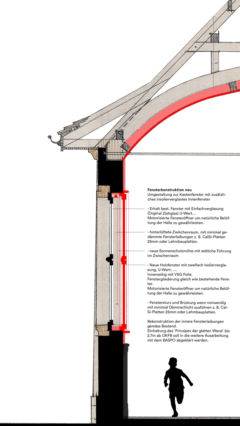 Hilbert Architektur Turnhalle Burgstrasse Sanierung Dämmung